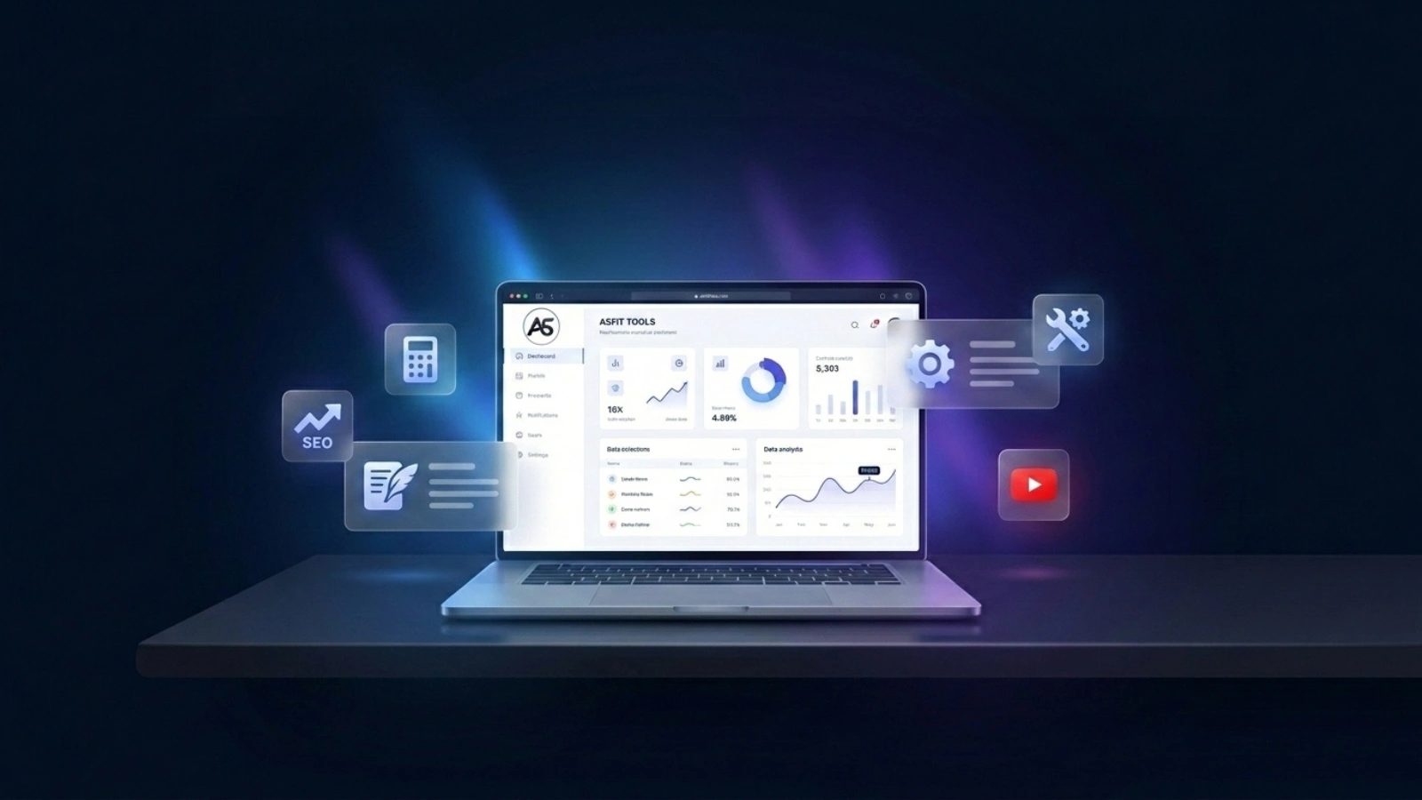 Free online tools directory dashboard by ASFIT Tools
